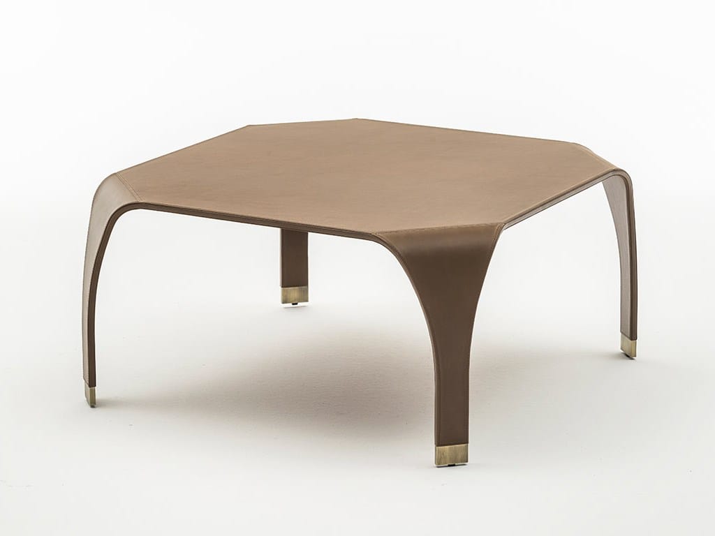 Кожаный низкий журнальный столик OAK Милан ARCH-00132857