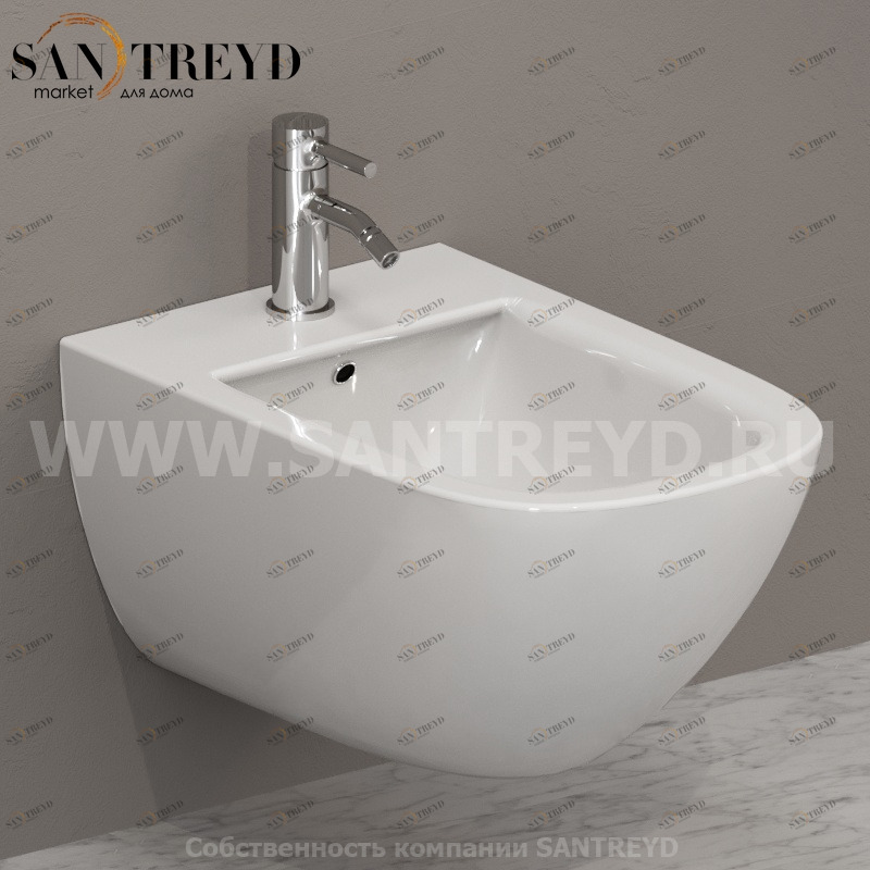 LAS09BI Биде подвесное STOCKHOLM Ceramica Globo