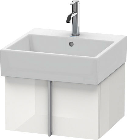 VA612404949 Тумбочка подвесная Vero Air #VA6124 484 x 431 мм Графит матовый, декор Duravit - Вид №2
