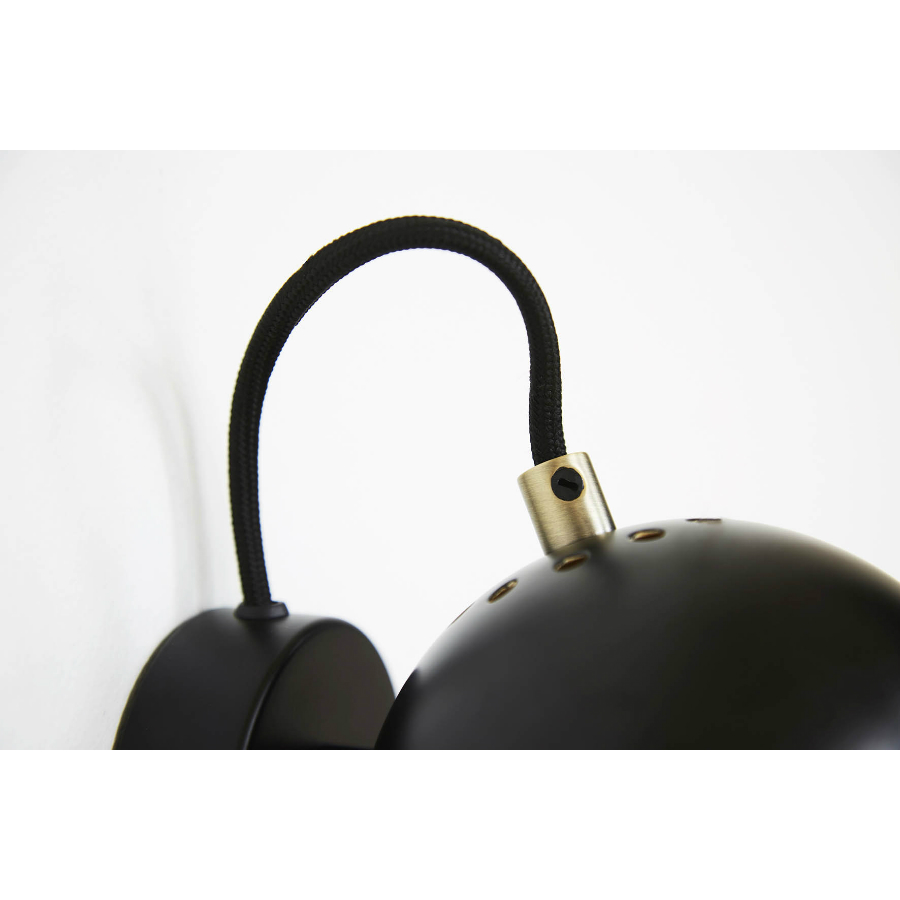 Лампа настенная Ball Anniversary, черная Frandsen 435565011 - Вид №3