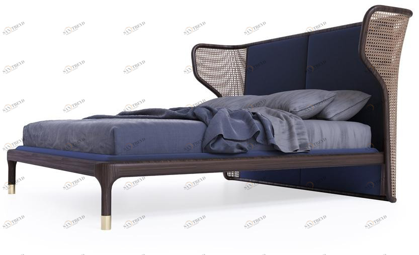 Morelato Двуспальная кровать с мягким изголовьем Joyce 2809/f