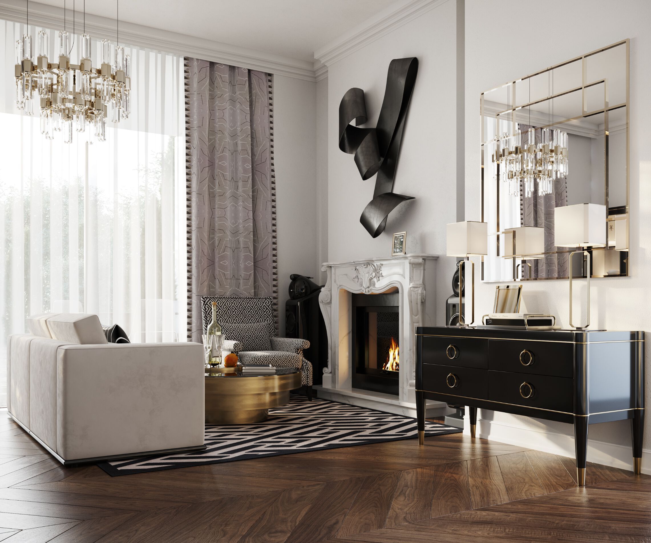 Прямоугольный ковер ручной работы Tapis Rouge Симфония ARCH-00147801 - Вид №2