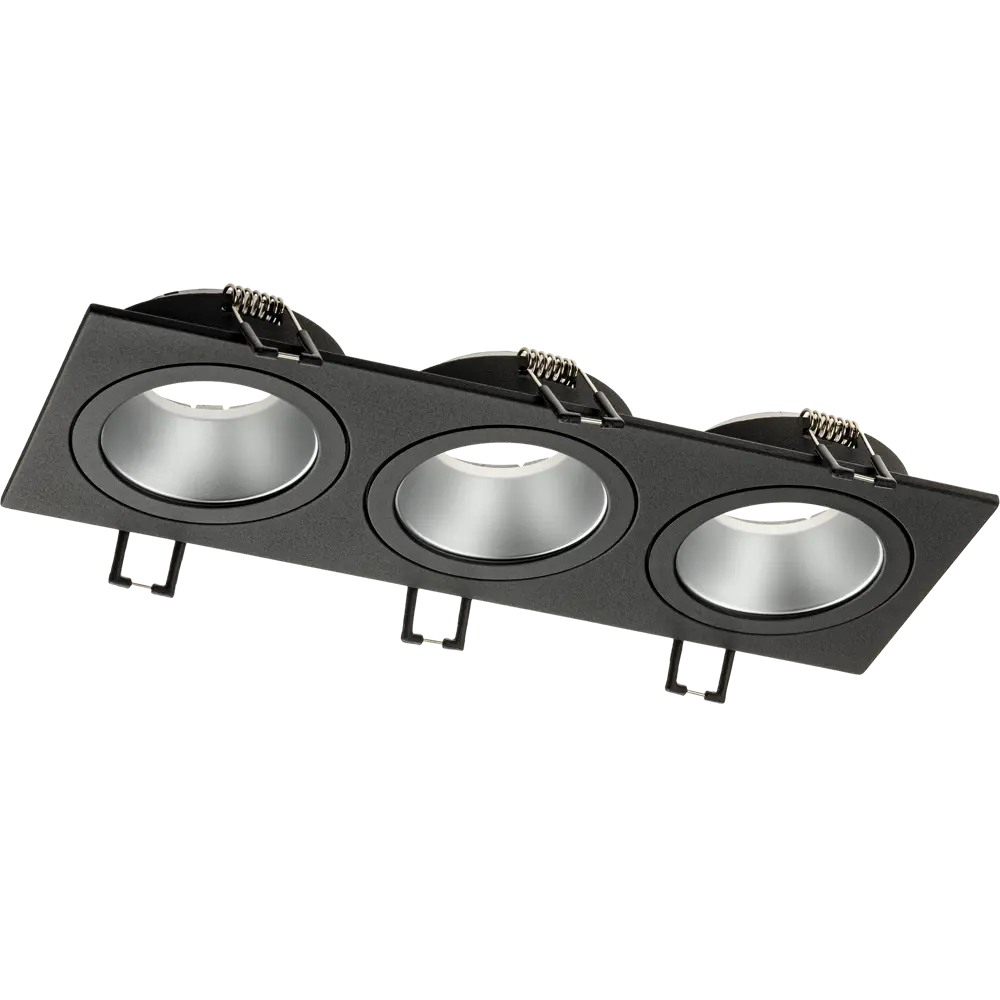 Светильник точечный встраиваемый Ritter Artin 51422 0 3xGU5.3 под отверстие 8x240 мм цвет черный 83979021 STLM-2044634  - Вид №4