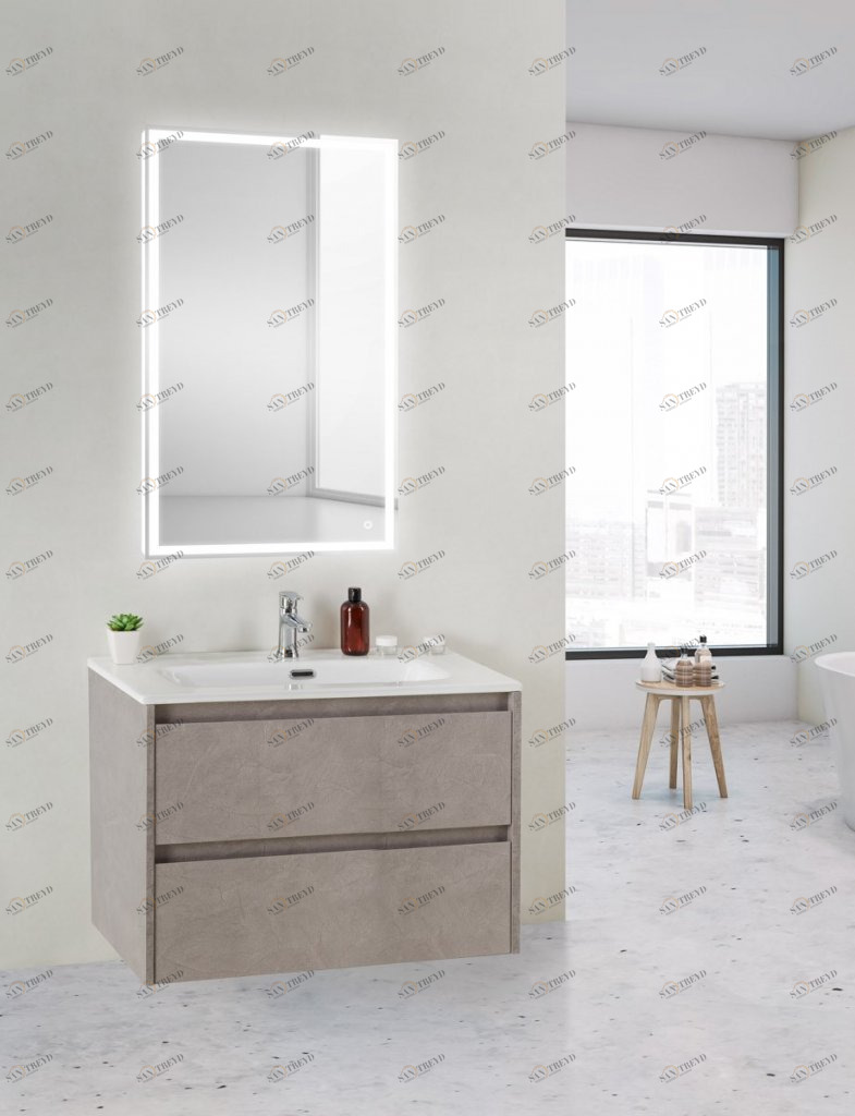 Мебель для ванной комнаты BelBagno KRAFT 39-800 Pietra Grigio 
