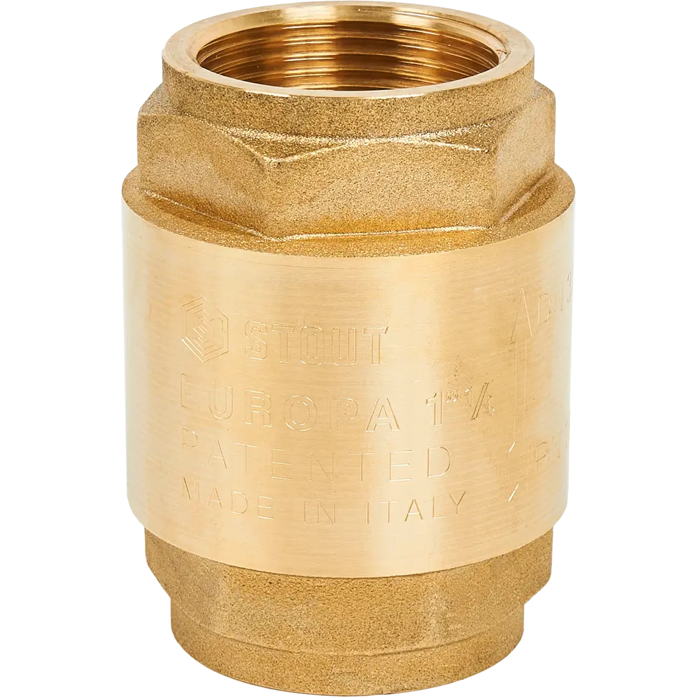 Клапан муфтовый Stout 1 1/4" латунь 82275599 STLM-2007842  - Вид №2