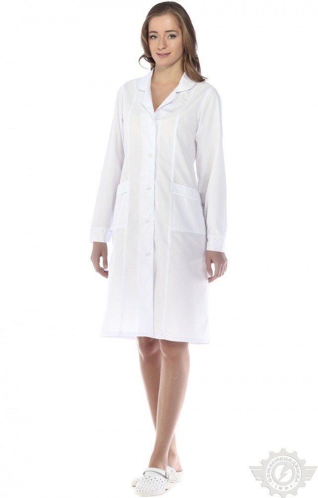 65776 Халат "Татьяна" белый  Медицинская одежда  размер 48/170-176 Спецодежда  - Вид №6