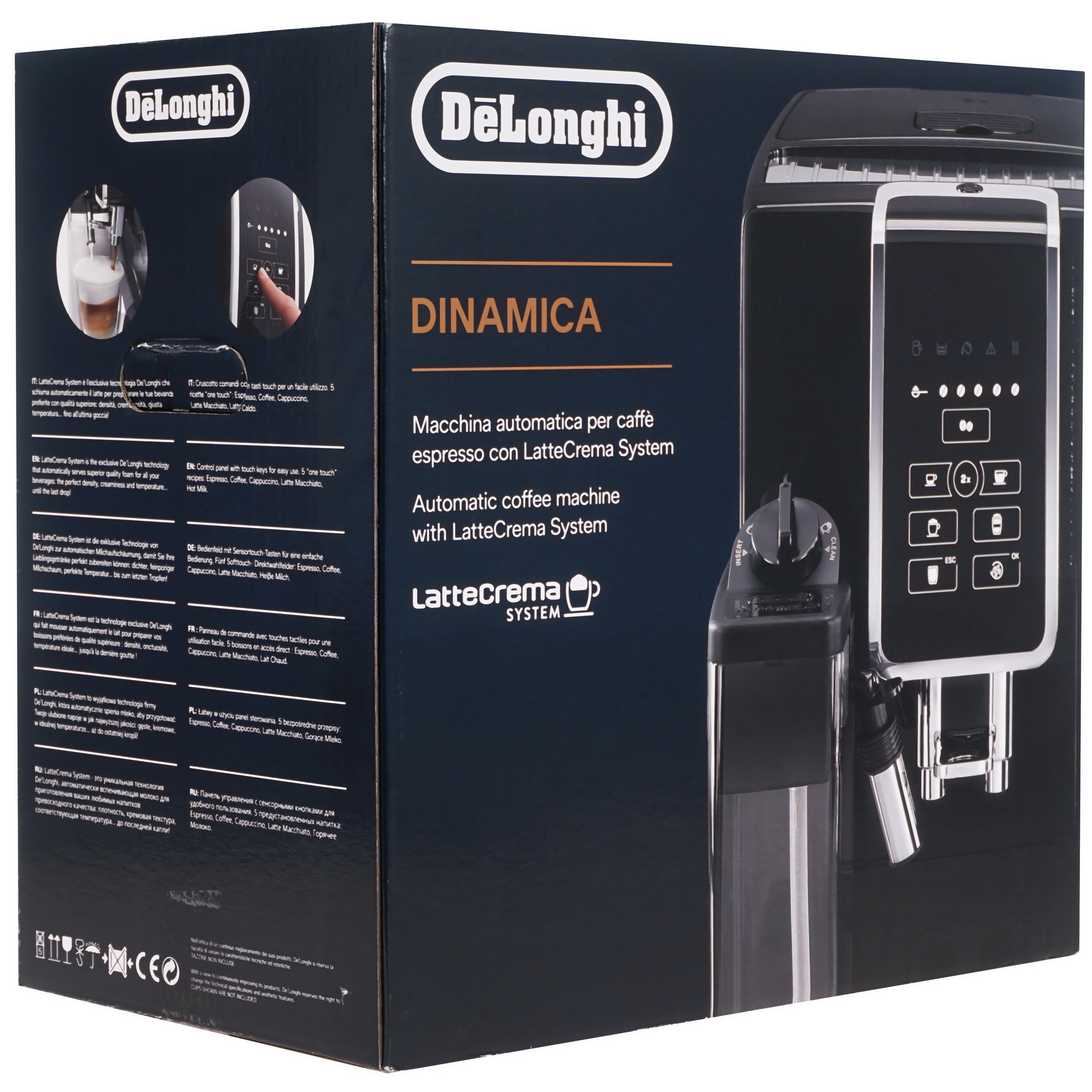 5401852 Кофемашина автоматическая DeLonghi ECAM 350.50.SB черный STDN-0089098 - Вид №11