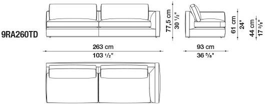 B&B Italia Диван из ткани Richard sun-id-1429934 - Вид №37