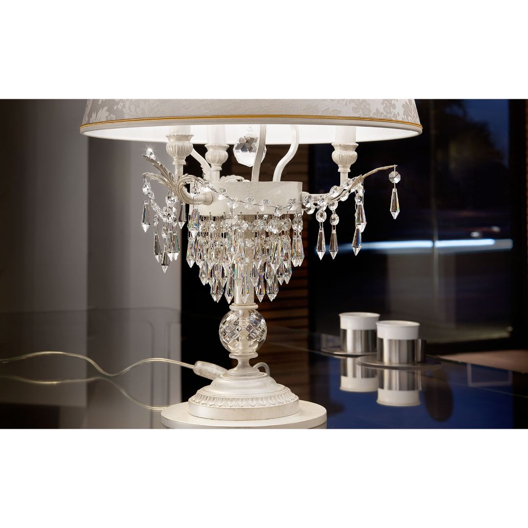 Masiero GLASSE TL3 P01 CUT CRYST/4010 TL3 лампа настольная Glassé 114971 - Вид №1