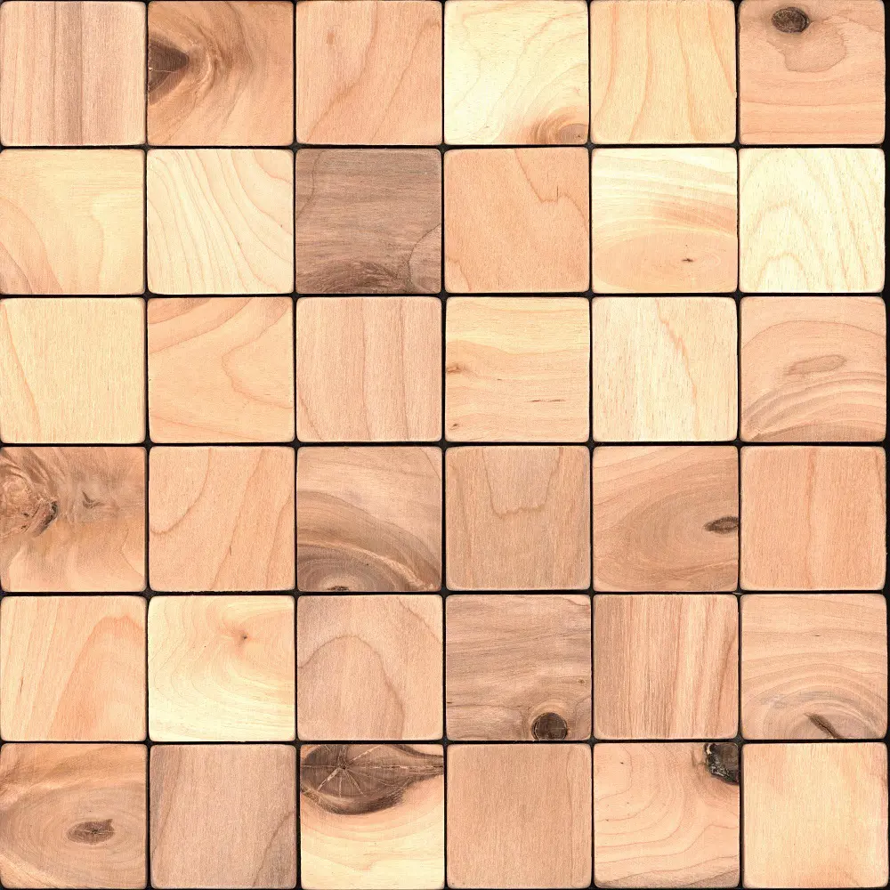 Деревянная мозаика Болтон 50x50 мм 300x300 мм 22 шт. 82625479 STLM-2151361 Santreyd 
