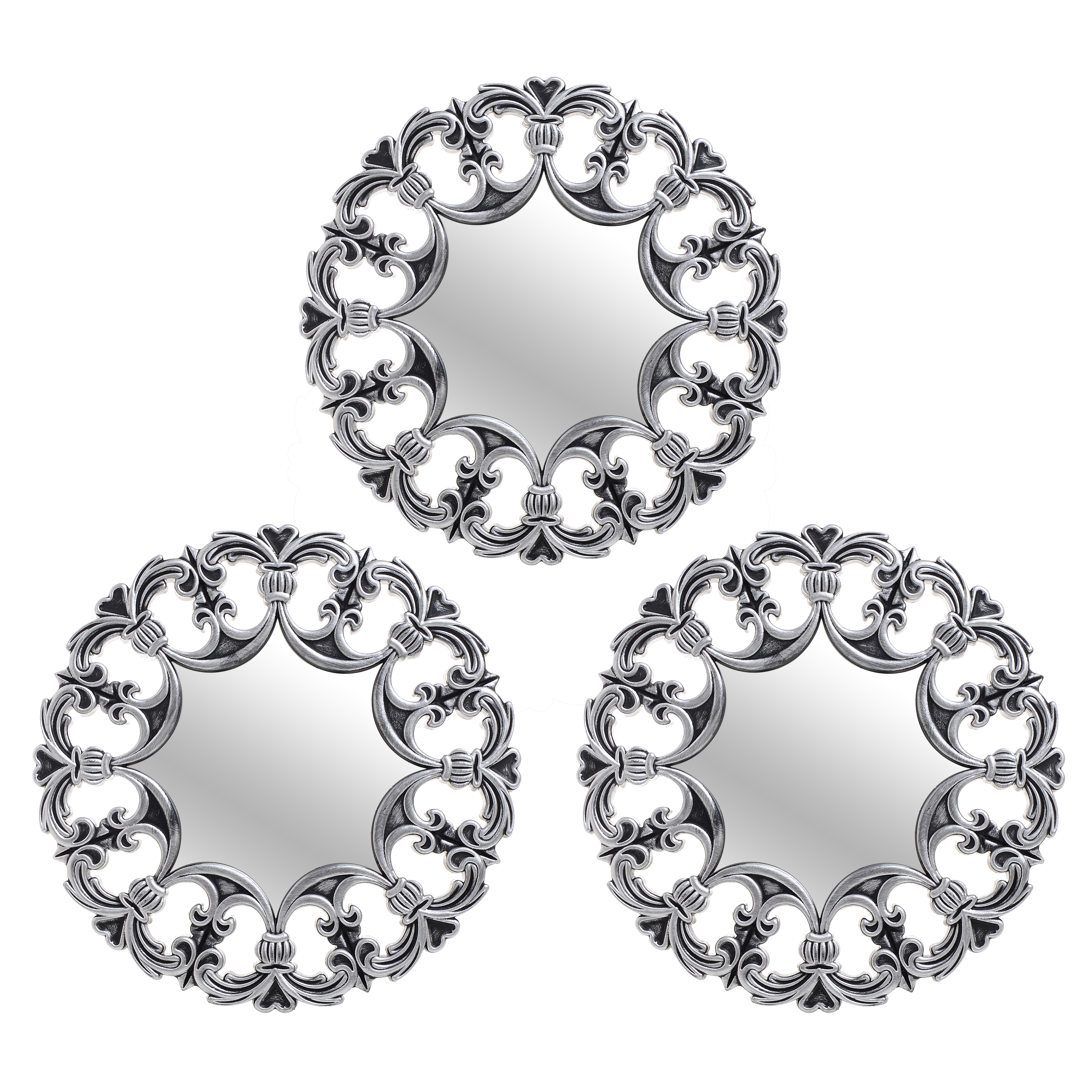 3895965.0001 Зеркало настенное, набор 3шт TO4ROOMS  - Вид №1