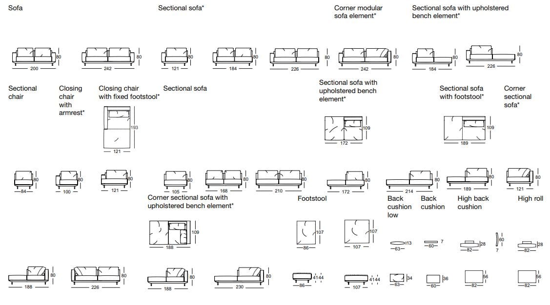 Ткань диван Rolf Benz ROLF BENZ 530 VOLO ARCH-00051479 - Вид №2