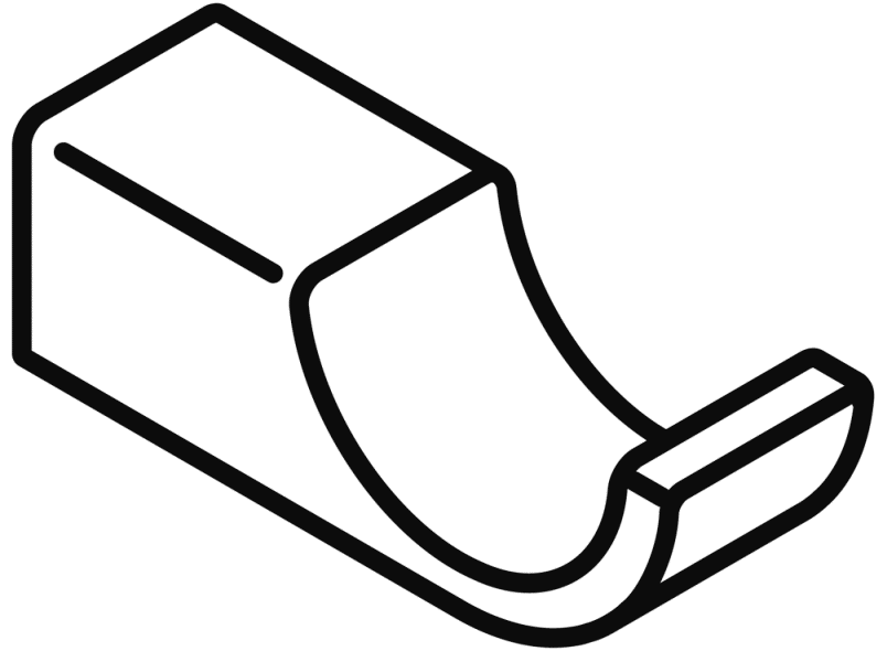 800.90.01040 крюк HEWI Trennwandzubehör  - Вид №7