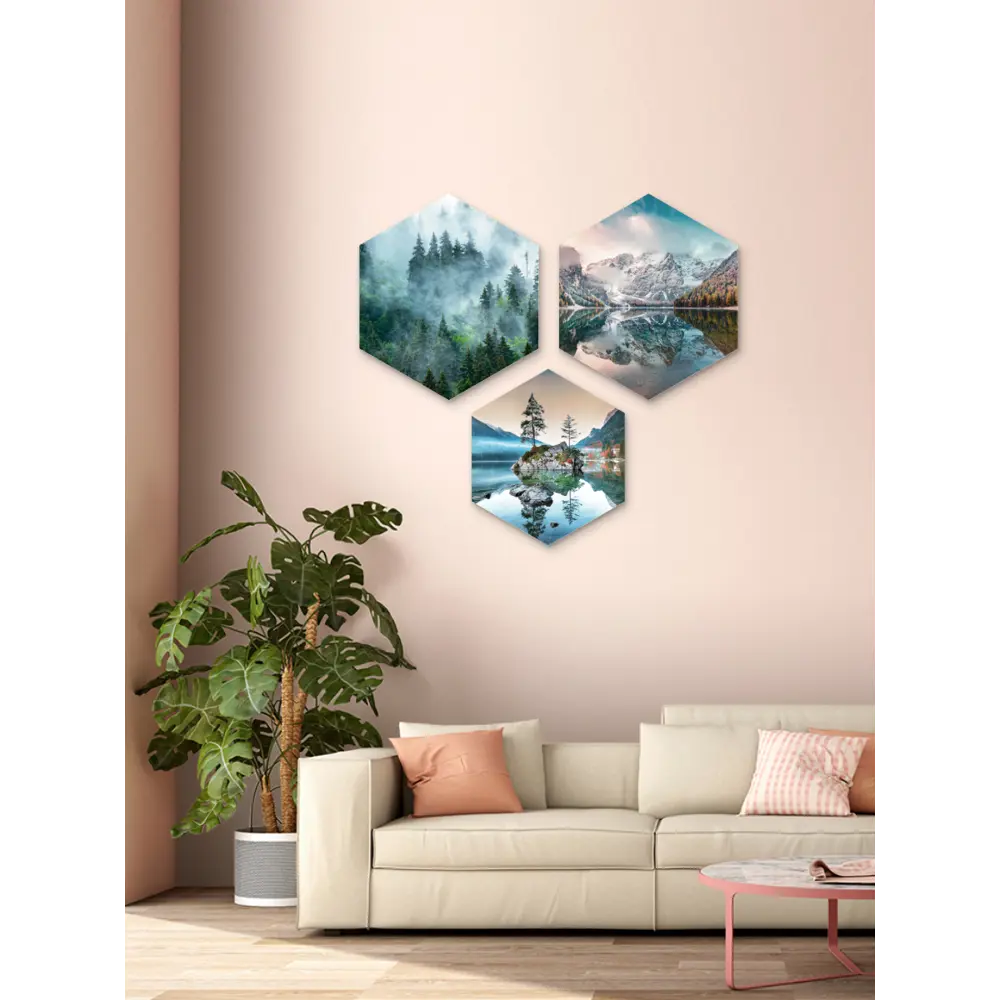 Картина на МДФ Скандинавия 45x52 см 3 шт 85336841 STLM-2080765 POSTERMARKET  - Вид №3