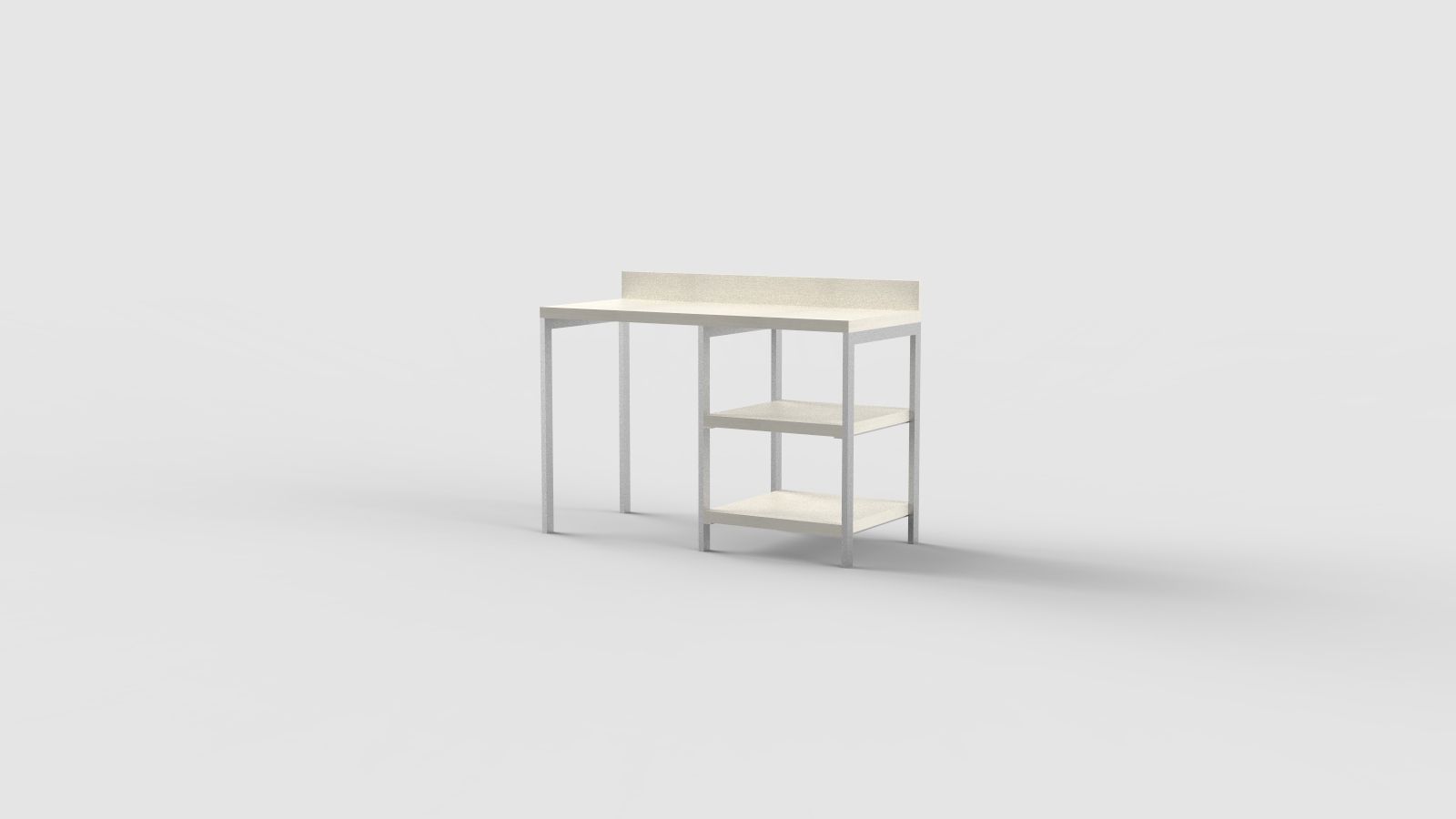 Прямоугольный стол с полками для контракта Mobilspazio ARCH-00076414 - Вид №22