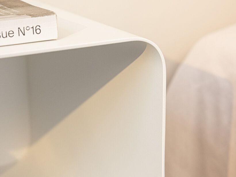 Стальная подвесная прикроватная тумбочка с порошковым покрытием Metallbude NELIO ARCH-00123617 - Вид №10