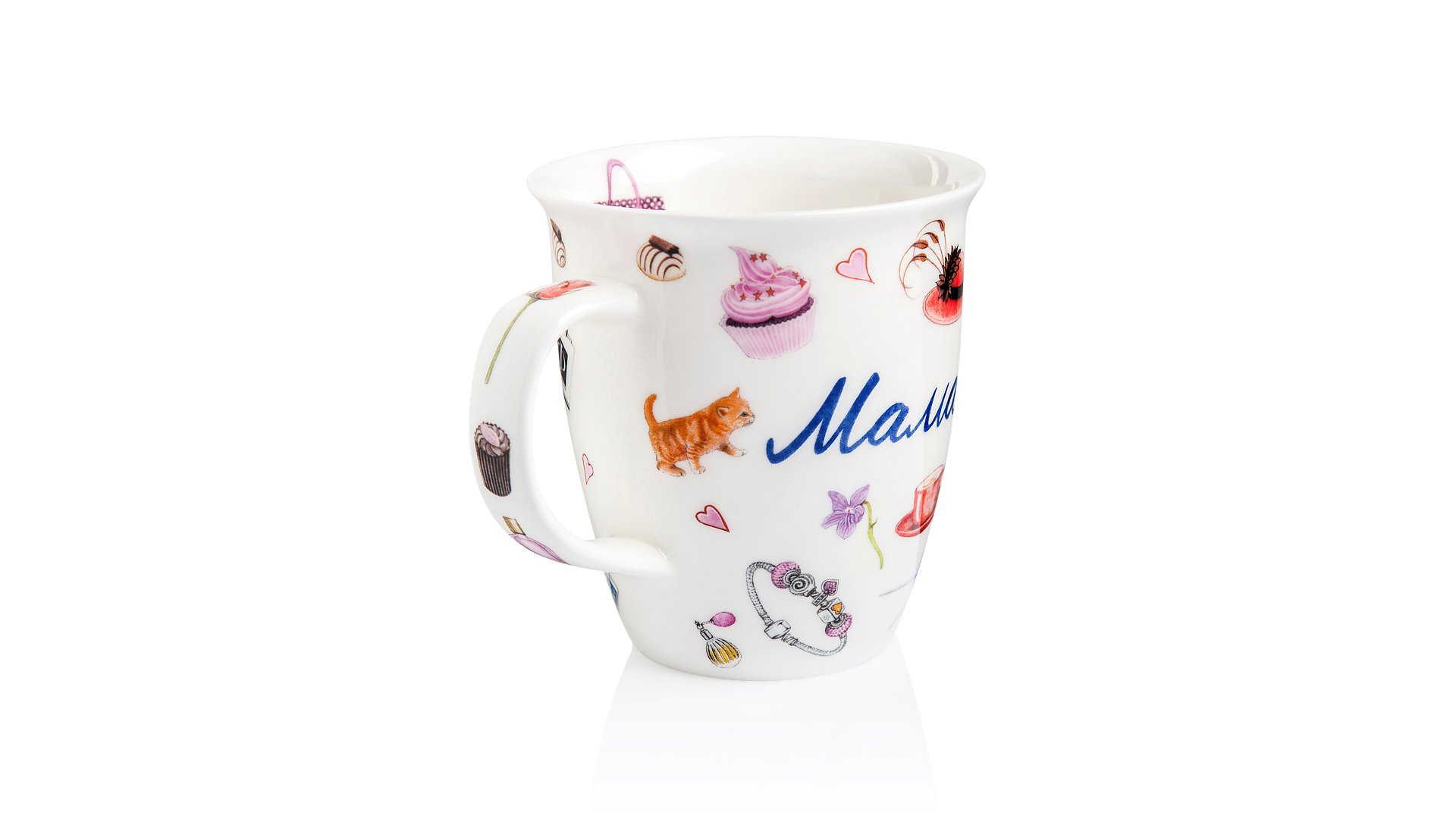 10600462 Dunoon Кружка Dunoon "Мама.Невис" 480мл Фарфор костяной  - Вид №1
