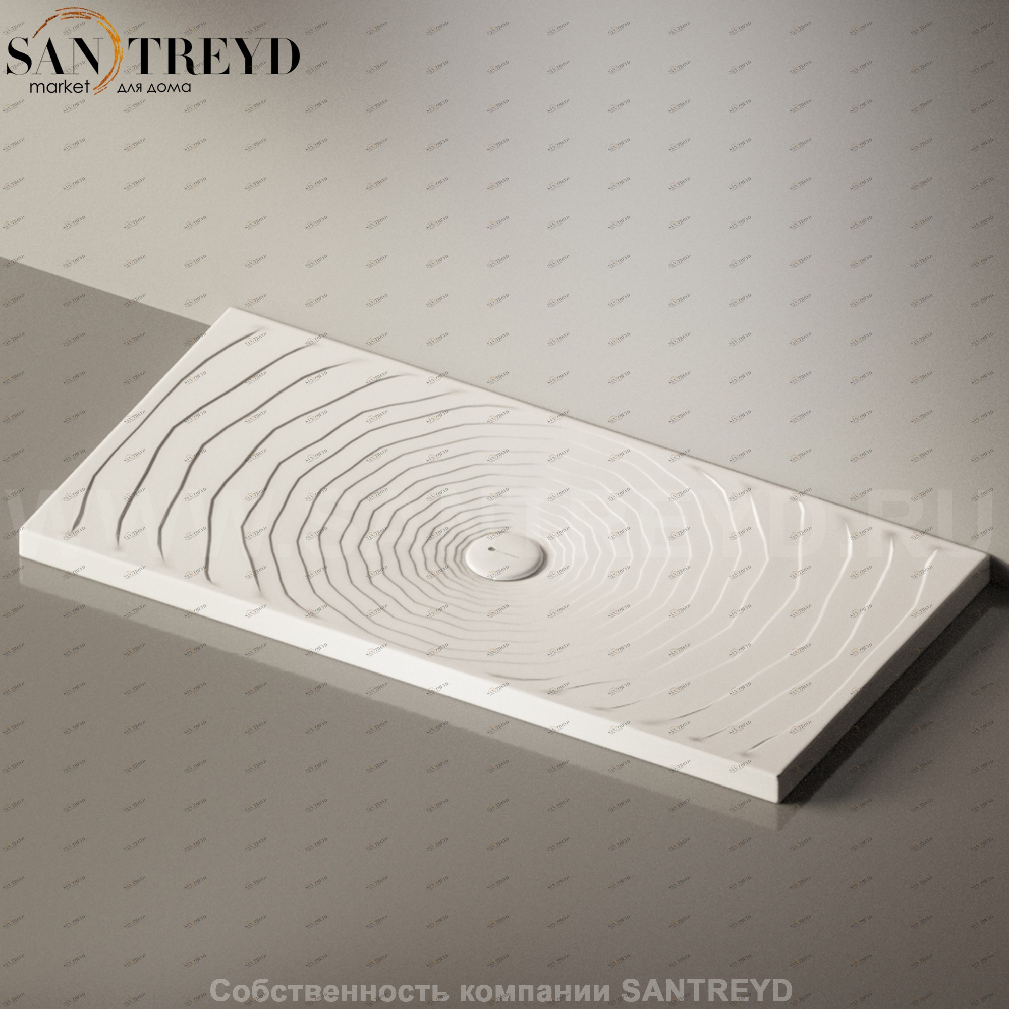 Flaminia WATER DROP Душевой поддон 140 см белый DR70.9016 Ceramica Flaminia DR709016