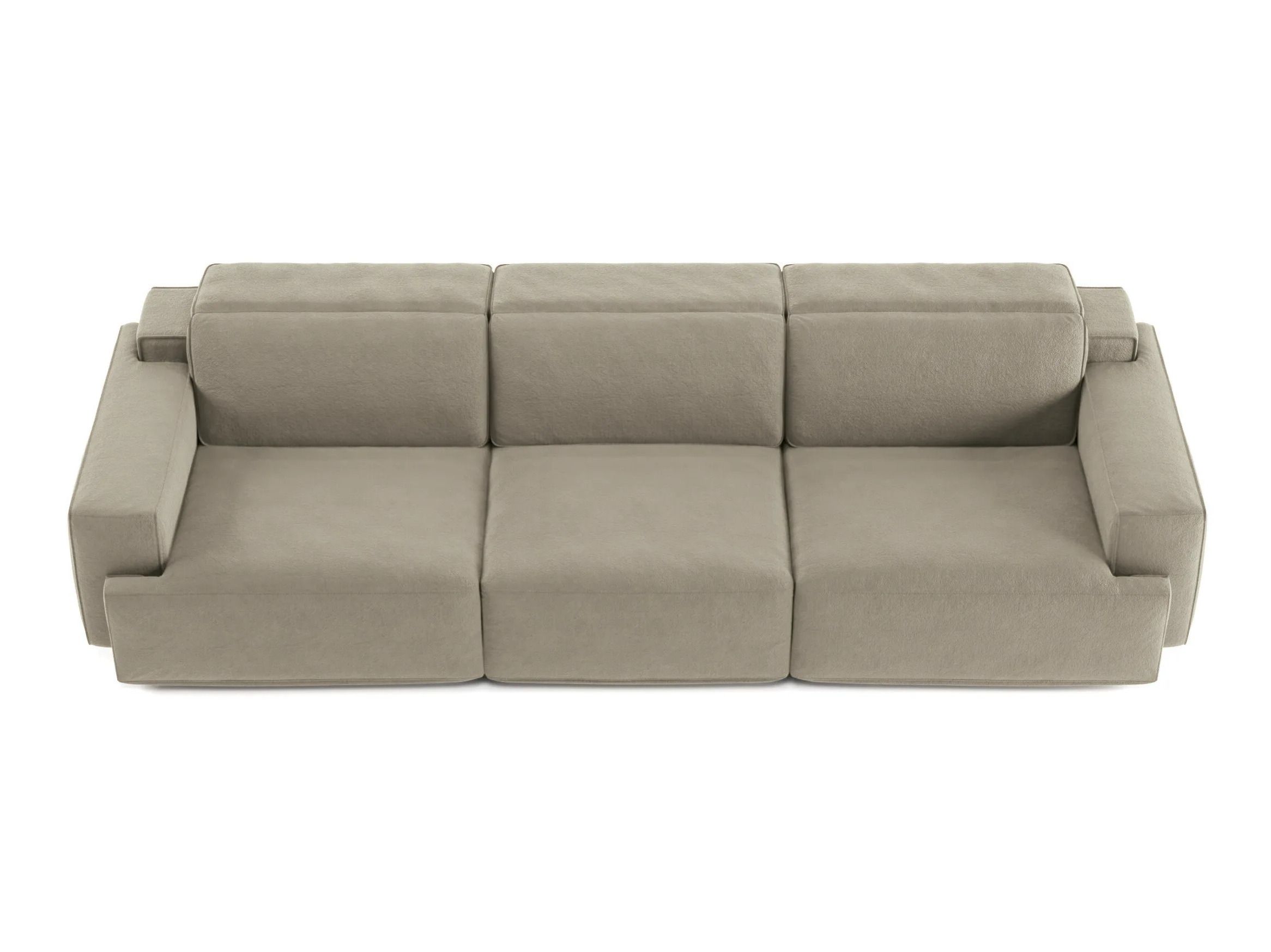 3-местный тканевый диван с откидной спинкой Natuzzi Italia IAGO ARCH-00046679 - Вид №2