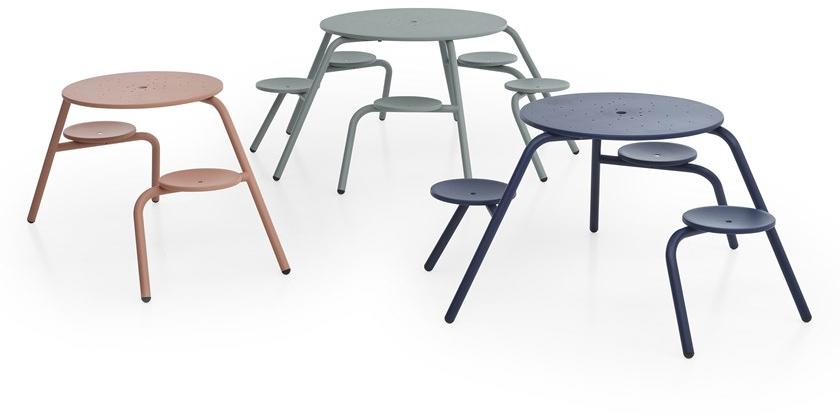 Extremis Стол для общественных мест со встроенными стульями sun-id-1443859 - Вид №4