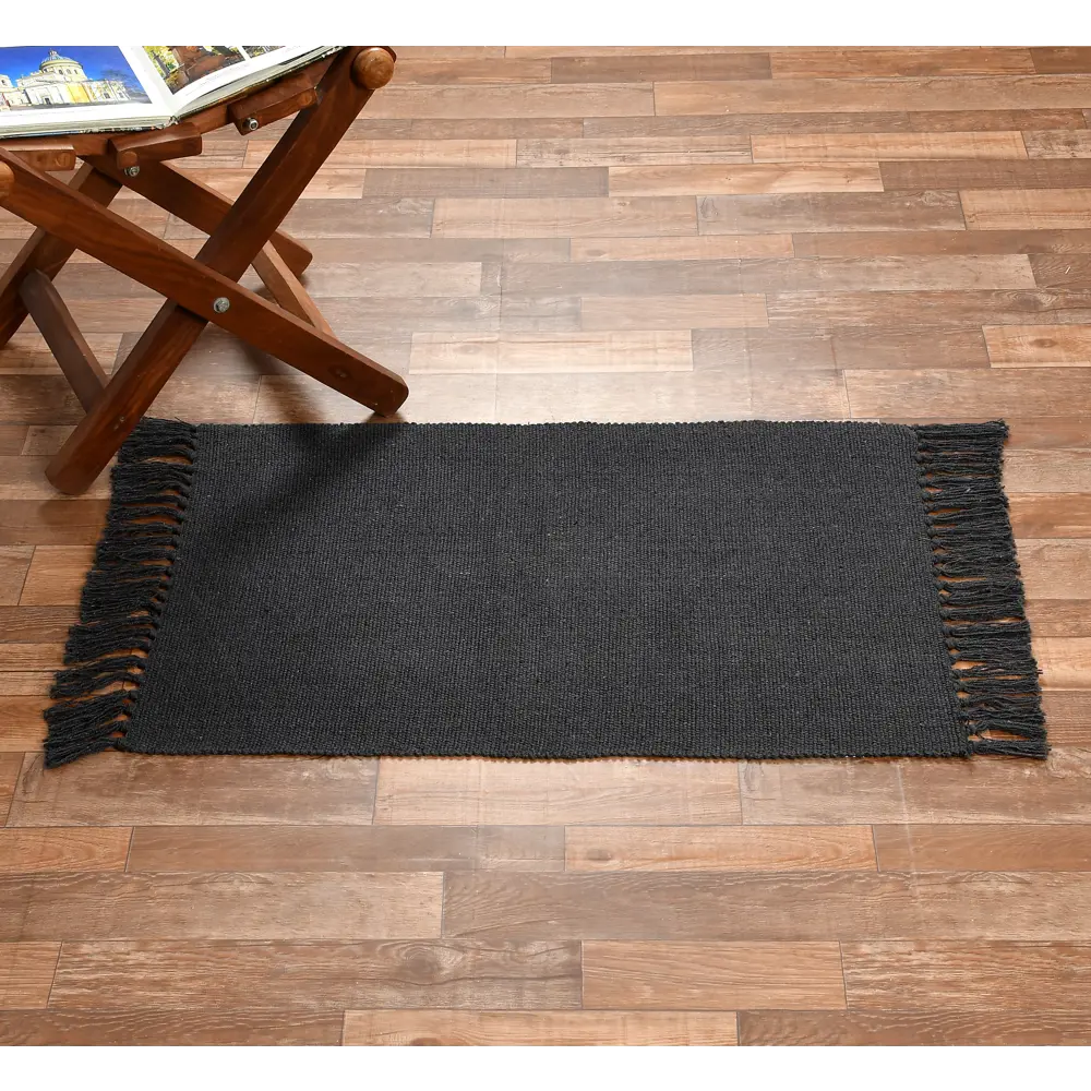Коврик декоративный хлопок Solid Mat JBT-001-13 50x80 см цвет серебристый 89374304 STLM-2023458 Santreyd  - Вид №5
