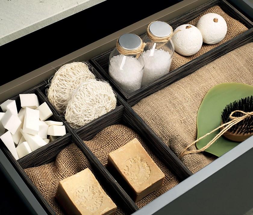 Karol Двойная подвесная тумба под умывальник с ящиками Cono Karolitalia sun-id-1438654 - Вид №7