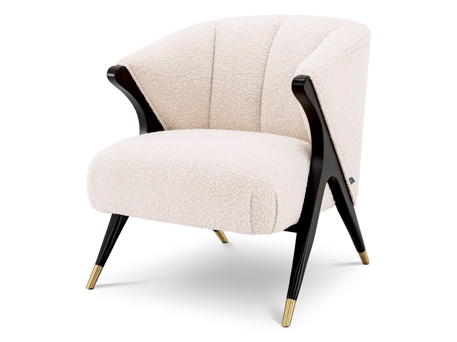 Тканевое кресло с подлокотниками Eichholtz PAVONE ARCH-00059412