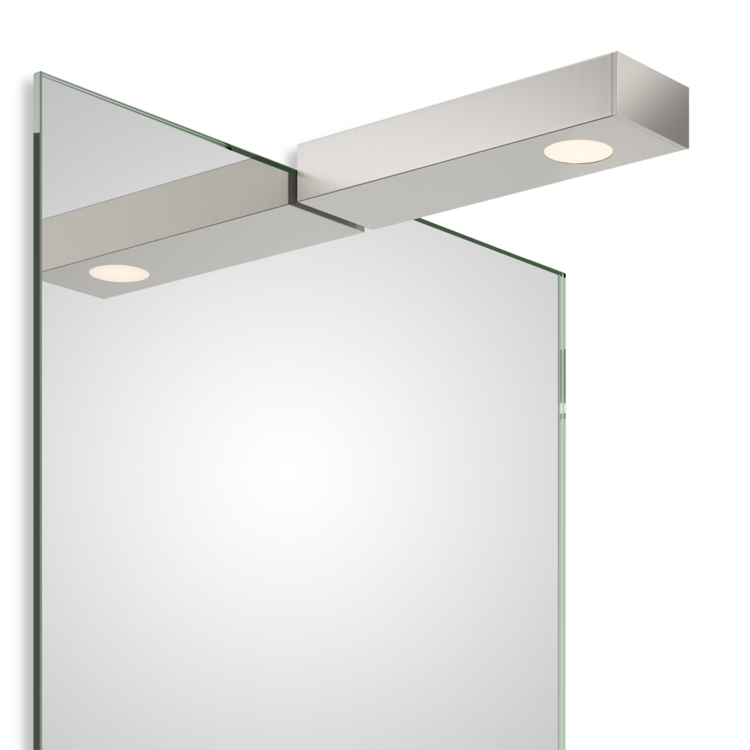 накладной светильник на зеркало FLAT 1 LED DECOR WALTHER Хром 418700  - Вид №1
