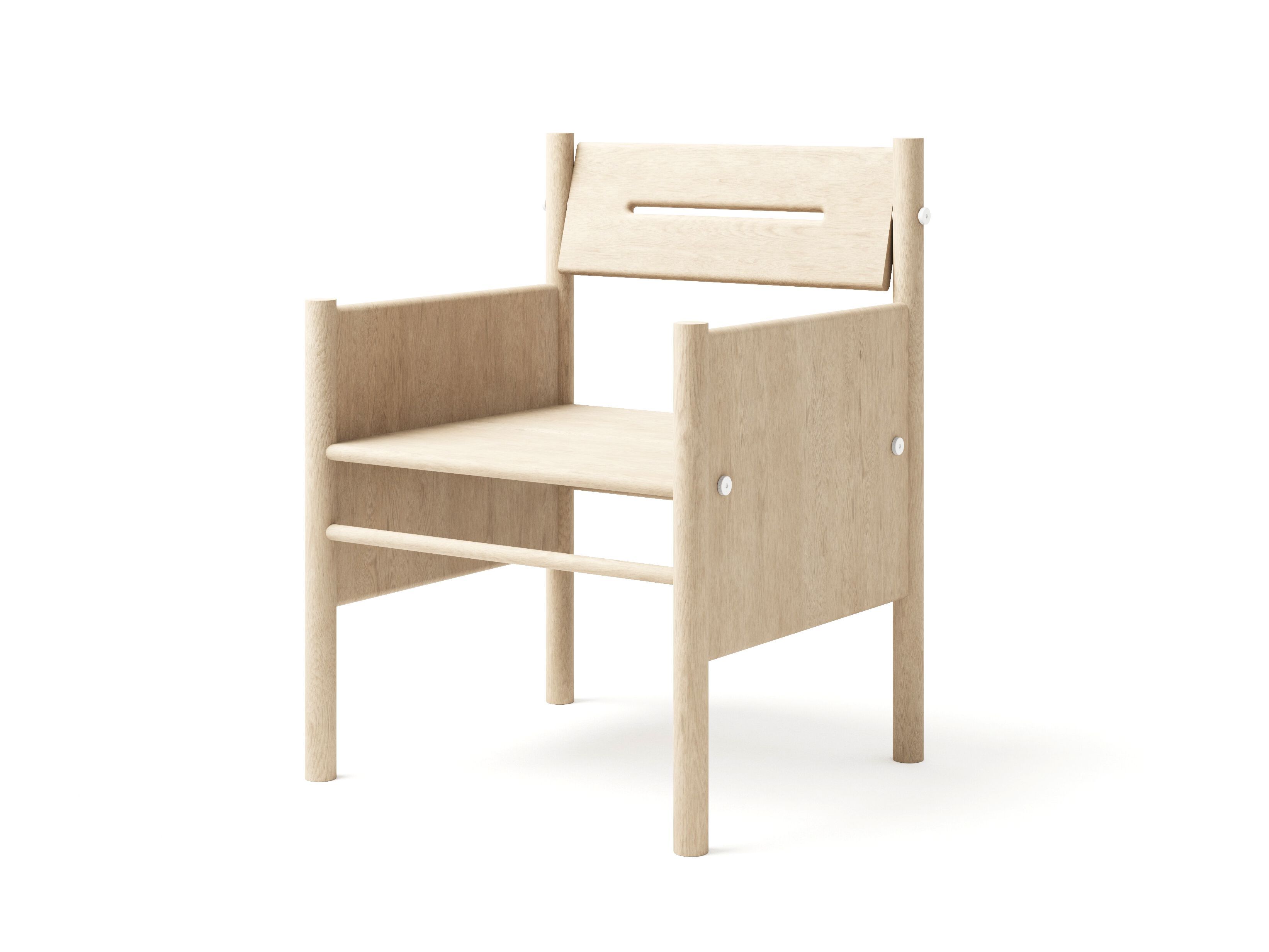 Дубовый стул с подлокотниками Joyf Wabi ARCH-00053266