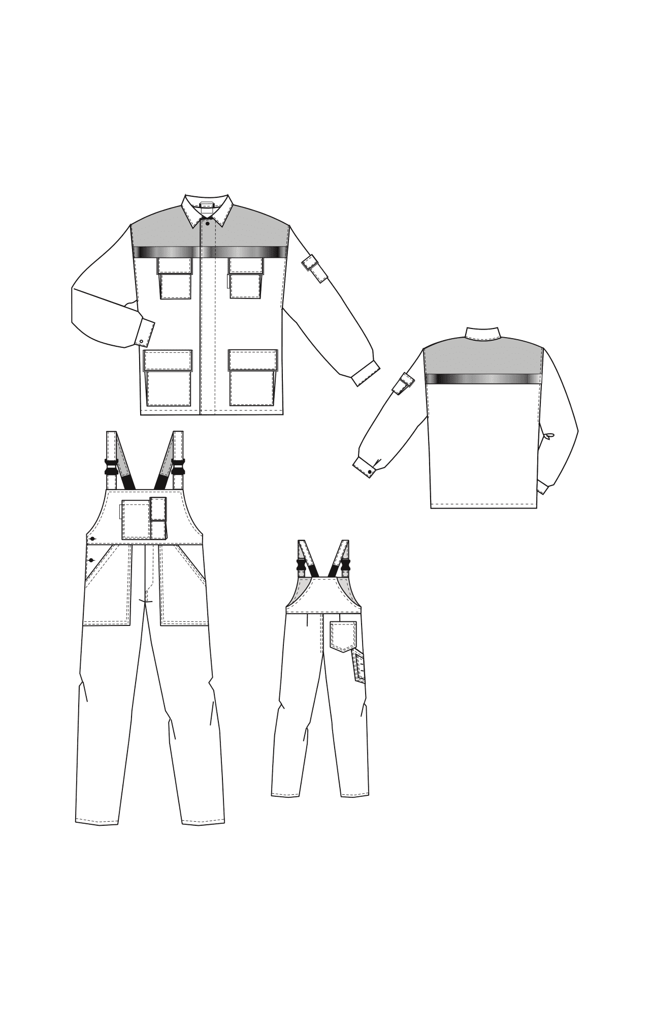 63842 Костюм "Коммунальщик" зеленый лимонный  Летняя спецодежда  размер 56-58/170-176  - Вид №6