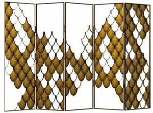 BRABBU Латунный экран Koi