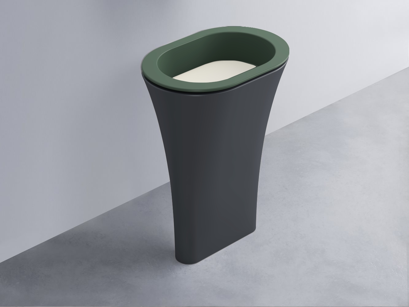 AMLA65-MU+AMPILO-TL+AMCOLO-BA Раковина Amedeo Ovale отдельностоящая cielo Enjoy + Amedeo Ceramica Cielo