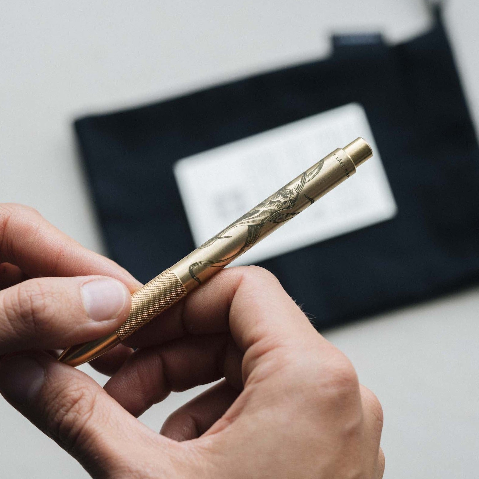 W207BRA-7OCT X Lást Maps Octopus - механический карандаш - латунь - 0,7 мм Wingback  - Вид №1