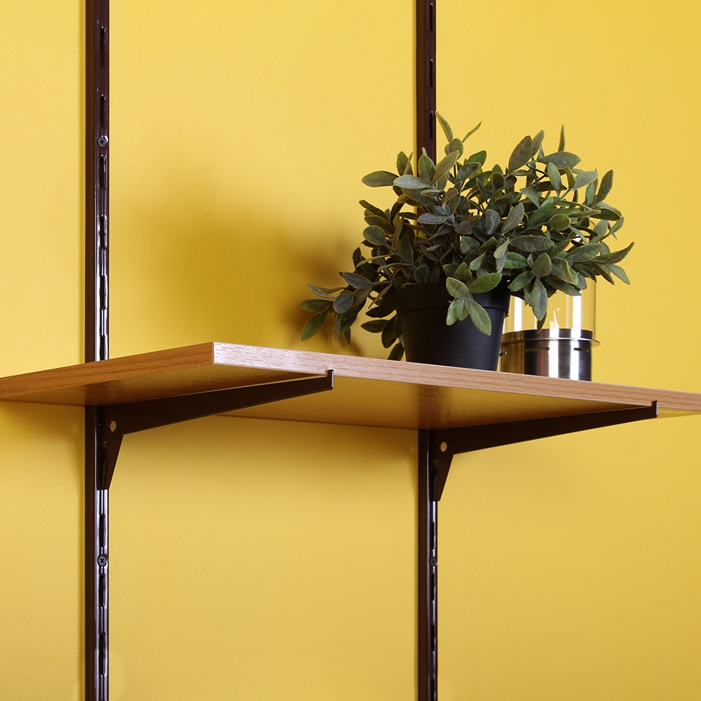 Кронштейн к стеновым стойкам , 365x6x70 мм, коричневый LJPS0519 Public Steel Россия  - Вид №2