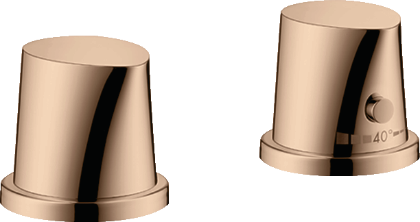 12422300 Термостатический смеситель для ванны на 2 отверстия AXOR STARCK ORGANIC