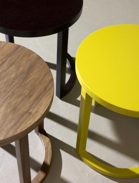 HMD INTERIORS Стол сервисный из фанерованной древесины по контракту Moon sun-id-1391402 - Вид №2