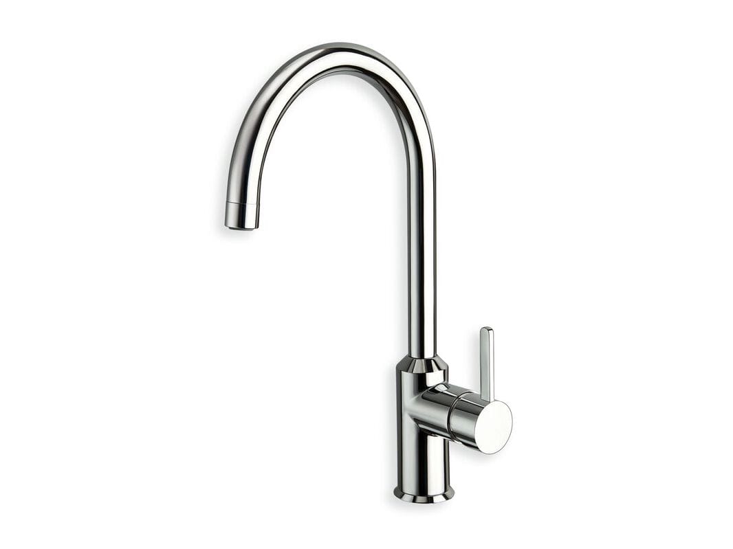 Однорычажный смеситель для кухни с выдвижным ручным душем CRISTINA Rubinetterie кухня-Contemporary Collection ARCH-00060301 - Вид №1