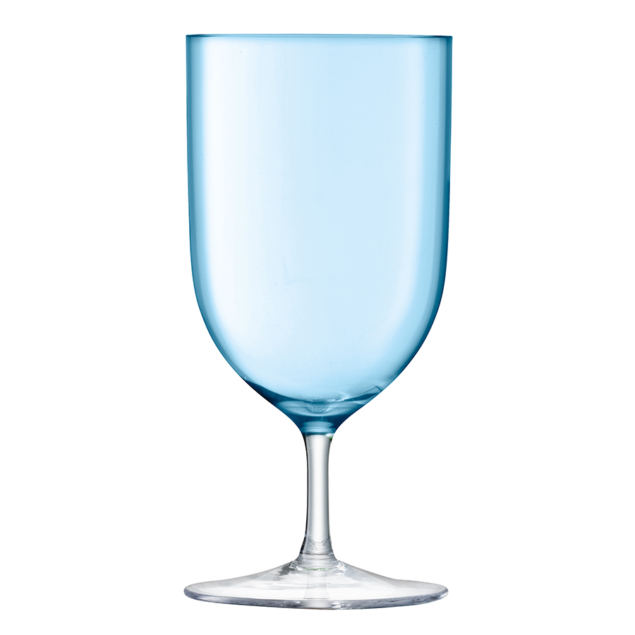 Набор бокалов для воды и вина hint 400 мл бирюзовый, 2 штуки LSA INTERNATIONAL ДИЗАЙНЕРСКИЕ 00-3863162 Голубой;прозрачный  - Вид №4