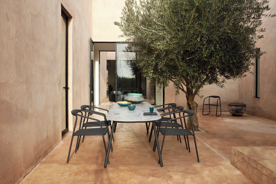 MNST997 Высокие Обеденный стол pa lava 220см x 100см Manutti Minus - Вид №7