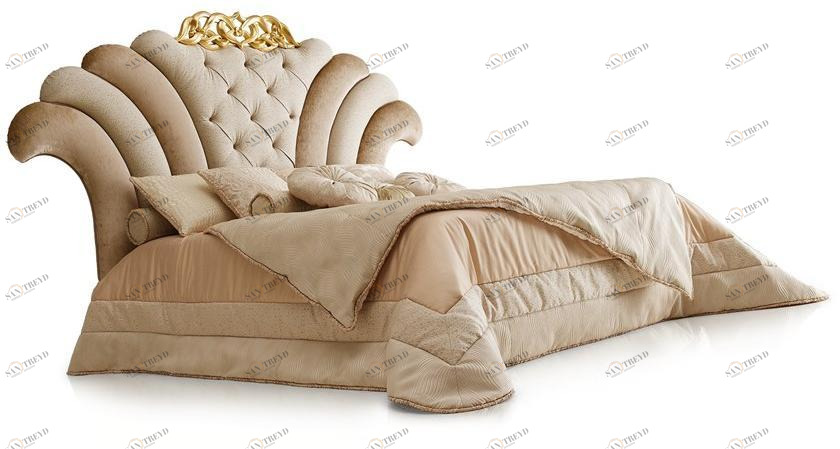 A.R. Arredamenti Двуспальная кровать с тафтинговым изголовьем Harmony 370