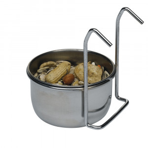 Т00001441 Миска для птиц SIRIO L 300 0,3л железная подвесная FERPLAST