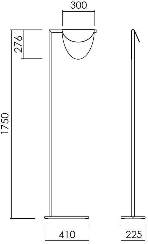 NEXO LUCE Светодиодный торшер из стали Oxen floor lamp 7002e1 - Вид №4