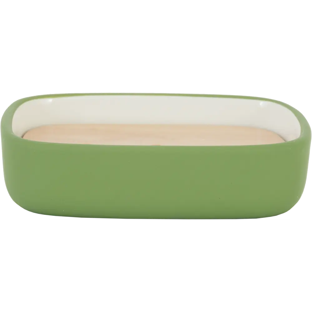 Мыльница Vidage Green Meadow керамика цвет зеленый STLM-2008944 - Вид №2