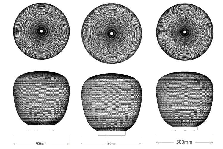Полиэтиленовая светодиодная наружная настольная лампа TRIBÙ Monsieur Tricot ARCH-00017162 - Вид №8