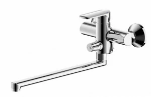 Смеситель для ванны длинный излив Louise F6191183CP-01L-RUS bravat