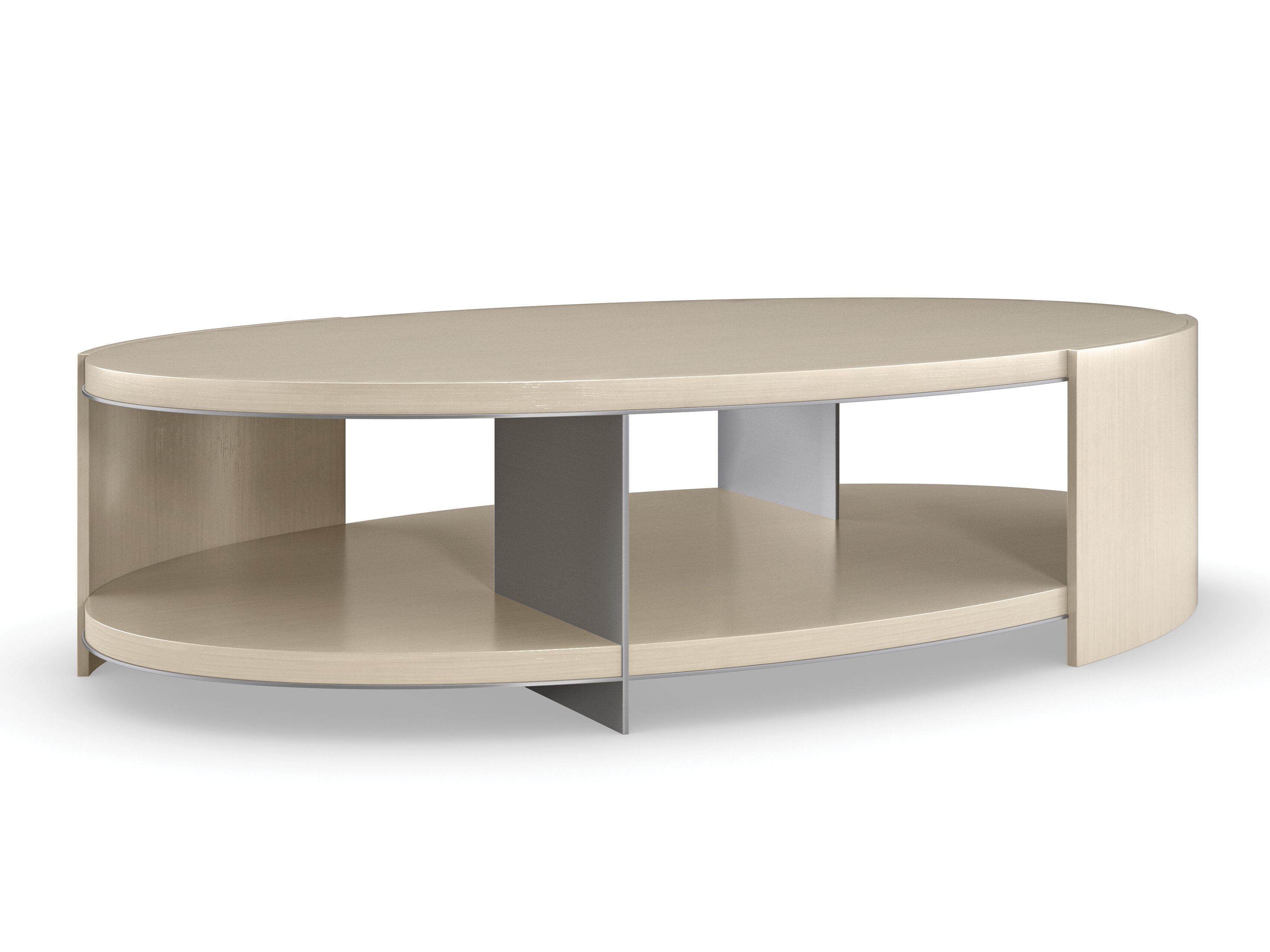 Деревянный овальный журнальный столик с колесами Caracole от Vita ARCH-00096453