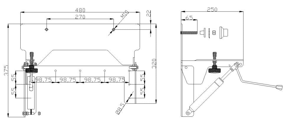 Стальная подставка для раковины с порошковым покрытием Ponte Giulio Rossari ARCH-00130792 - Вид №2