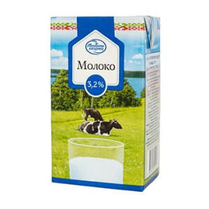 Молоко питьевое ультрапастеризованное 3,2% Молочный гостинец 1 л БЗМЖ