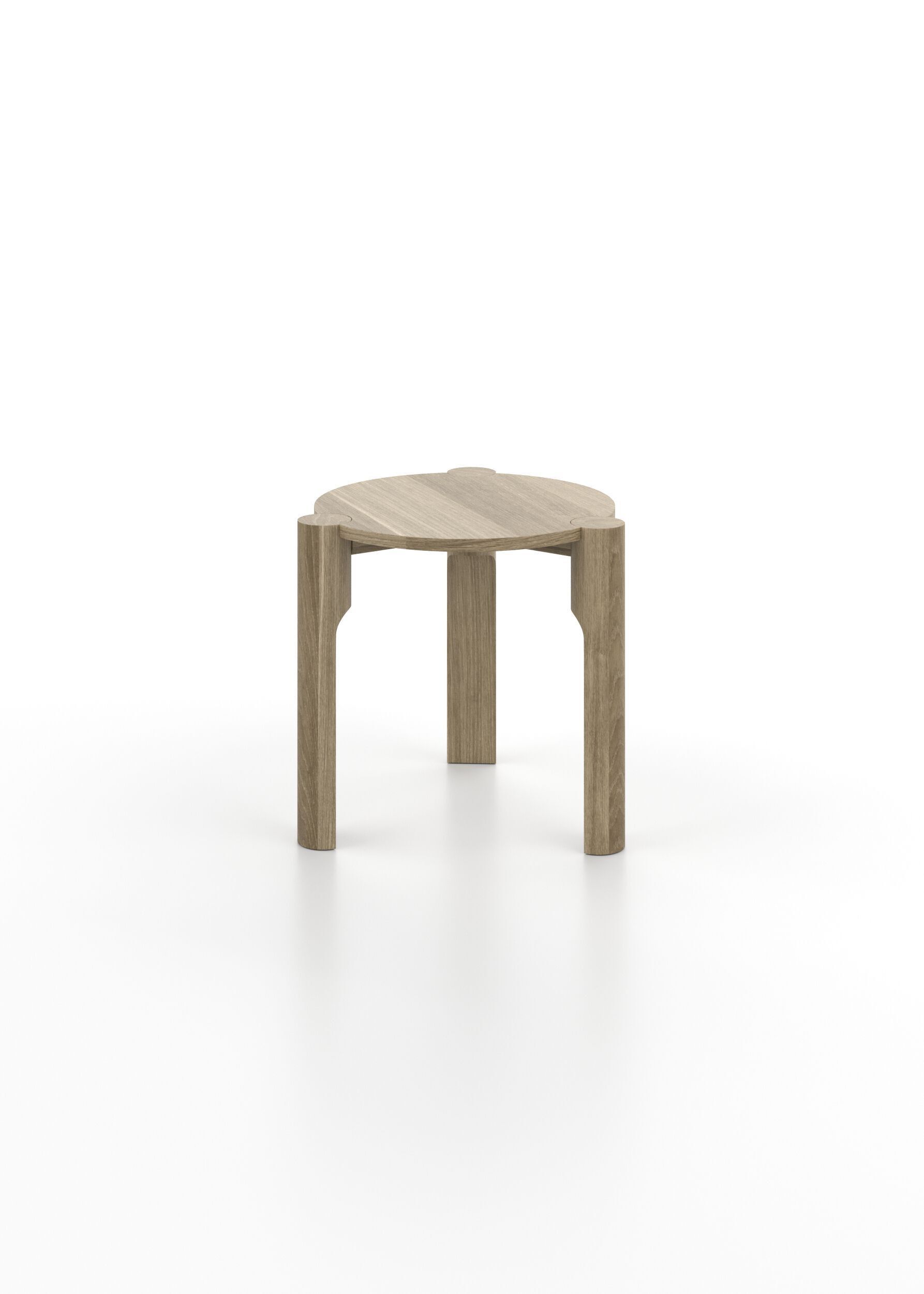 Круглый деревянный журнальный столик Omelette Editions Domus ARCH-00053734 - Вид №12