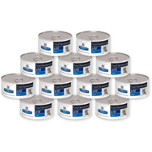 Т00019098*24 Корм для кошек Hill"s Prescription Diet Feline Z/D при пищевой аллергии, курица конс. (упаковка - 24 шт) Hill's
